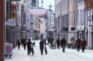 shopping street, pedestrian zone, downtown
